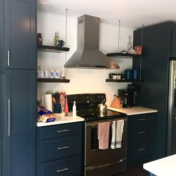 Kraftmaid Midnight Blue Kitchen
