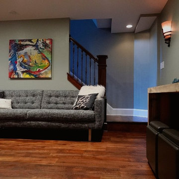 Lower Level Remodel with Wine Cellar