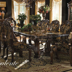 "Michael Amini" Sienna Spice 11 PC Dining Set, Oppulente Collection - Furniture