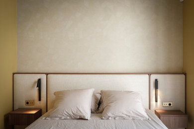 Exemple d'une chambre tendance.