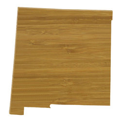 CuttingBoards.net - State Shaped Cutting Boards, Black Richlite, New Mexico - Cutting Boards
