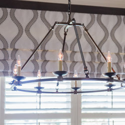 Refreshed Dining Nook - Chandeliers