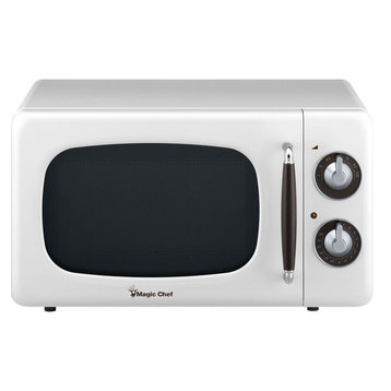 0.7-Cu. Ft. 700W Retro Countertop Microwave Oven, White