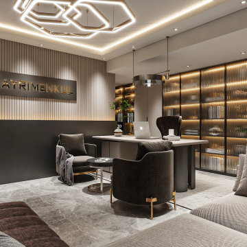 Modern Real Estate Office Interior Design in Istanbul Keywords:
