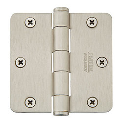 Emtek 3 1/2" x 3 1/2" with 1/4" Radius Corners Residential Door Hinge - Hinges