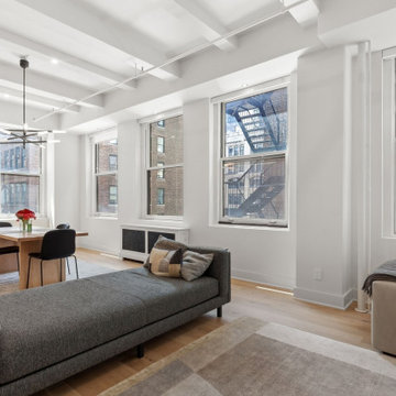 Airy Kitchen and Living Room