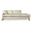 Dane One Arm Sofa With Chaise, Calvin Charcoal