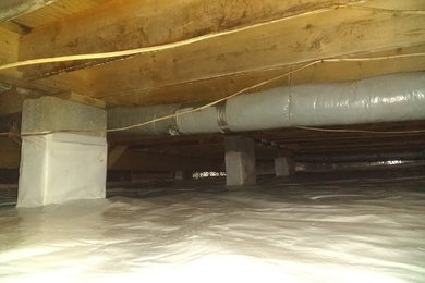 Basement - traditional basement idea in Charlotte