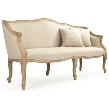 Benton Sofa, Natural Linen