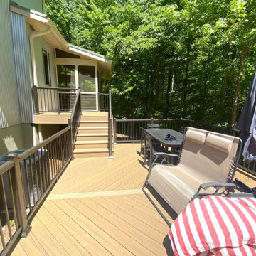 Two-Level Composite Deck
