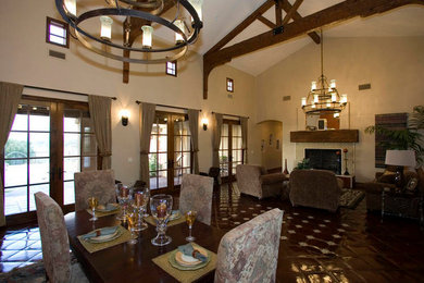 Tuscan home design photo in San Diego