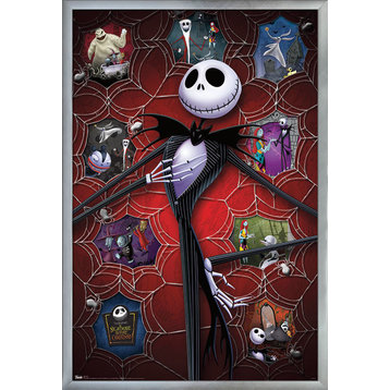The Nightmare Before Christmas Hot Poster, Silver Framed Version