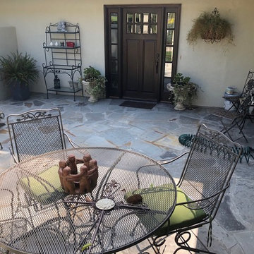 Flagstone Patio Re-build and Drainage