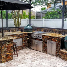 outdoor kitchen