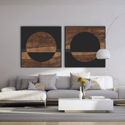 Sun & Moon - Wall Sculptures