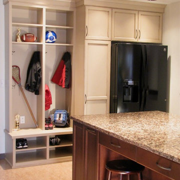 Kids lockers and extra fridge