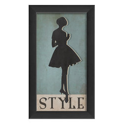 The Artwork Factory - Style Silhouette Print - Prints And Posters