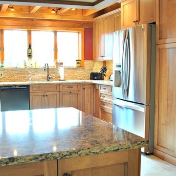Rustic Kitchen Remodel in Princeton, MA