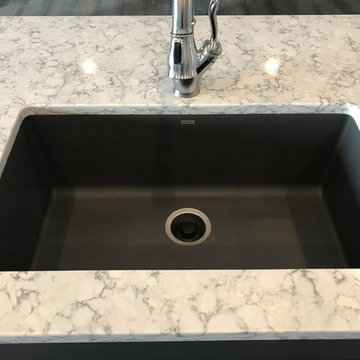 Custom Amish Cabinetry and Waypoint Cabinetry- Extra White and Peppercorn Grey