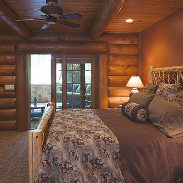 Adams, WI Wisconsin Log Home