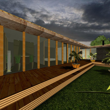 PASSIVES SOLARHAUS MODELL 001