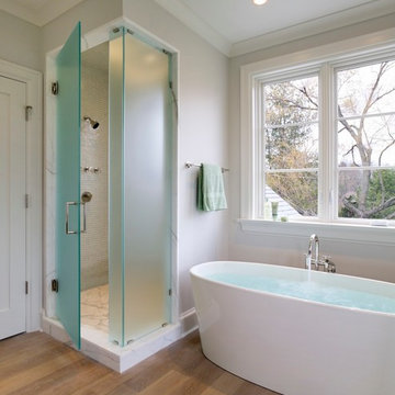 Shower Enclosures - Frosted, Sandblasted Patterned