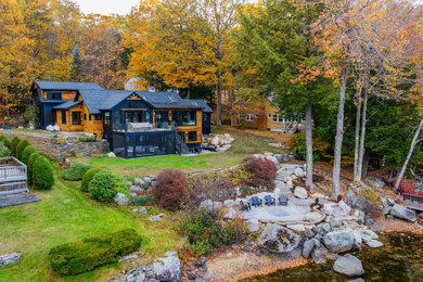 Inspiration for a modern home design remodel in Burlington