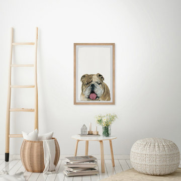 "Captivating Look" Framed Painting Print