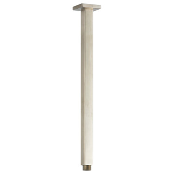 Safire Rainhead Ceiling Mount Arm, Brushed Nickel