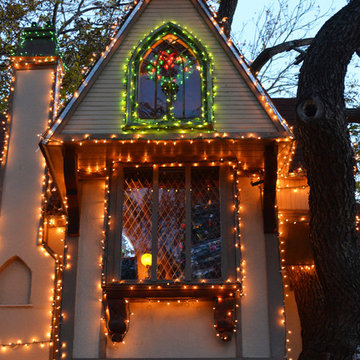 A Magical Tree House Lights Up for Christmas