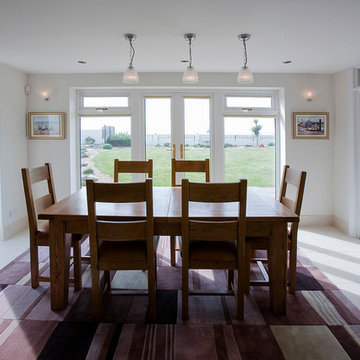 Bright and airy dining area