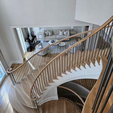 Project #116 | Elegant Curved Staircase