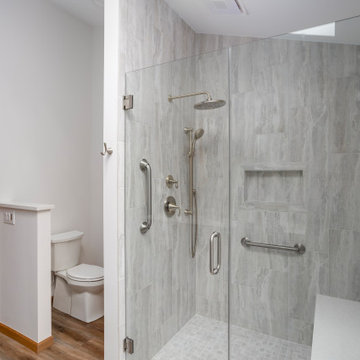 Chariot Project- Brown Bathroom