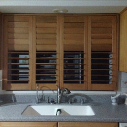 Sandi's kitchen shutter - Interior Shutters