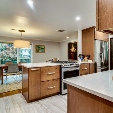 Mid-Century Modern Kitchen Design Alexandria, VA