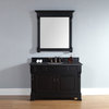 Brookfield 48" Single Cabinet, Antique Black, No Top