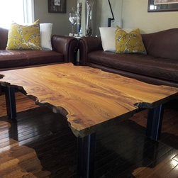 Live Edge Elm Coffee Table - Coffee And Accent Tables