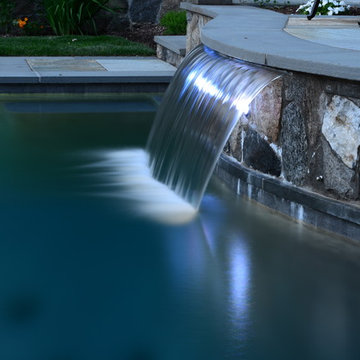 Waterfalls and water features