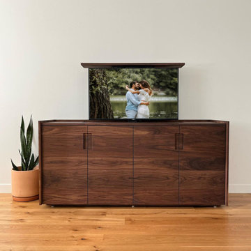 Transform Any Cabinet With a Pop-Up TV Lift