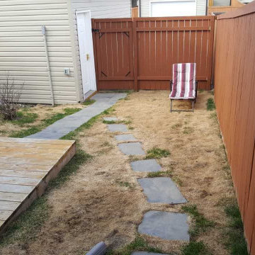Synthetic Artificial Turf Grass Dog Yard Transformations
