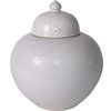 Jar Vase BUSAN Lidded White Colors May Vary Variable Ceramic