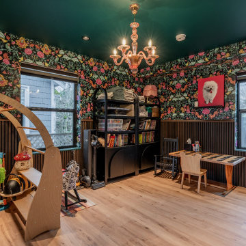 Modern Playroom Inspiration: Mixing Vintage Style with Bold Textures