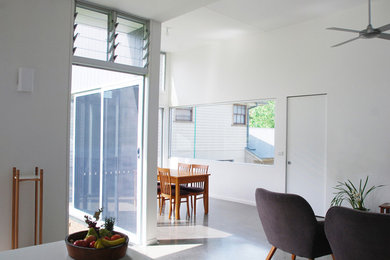 Photo of a modern dining room in Wollongong.
