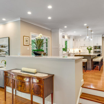 Transitional Kitchen & Wet Bar Design Great Falls, VA