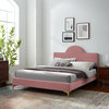 Modway Sunny Performance Velvet Twin bed