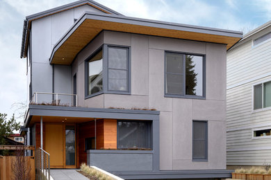 Modern exterior home idea in Seattle