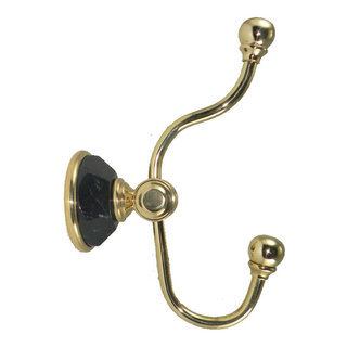 Delta 79735-CZ Cassidy Double Robe Hook Champagne Bronze