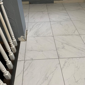 Ceramic Backsplash and new foyer