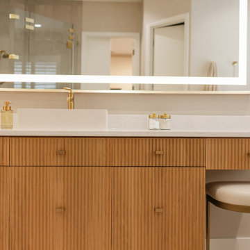 Lux Modern Spa Master bathroom