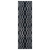 Safavieh Metro Collection MET994Z Rug, Black/Ivory, 2'3" x 8'